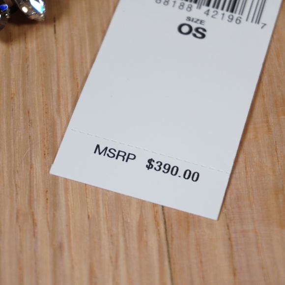 Ralph Lauren Gemstone Brooch Silver OS Brand New - Picture 8 of 15